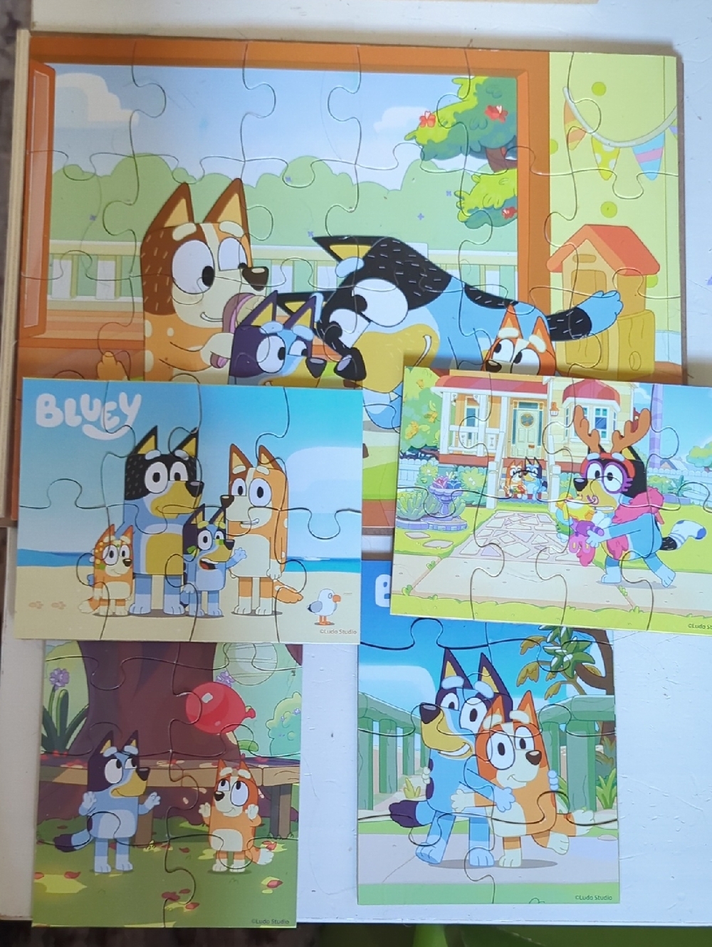 Bluey Puzzle Set